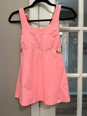 Beautiful lululemon athletica Pink Floral stuff your bra tank II